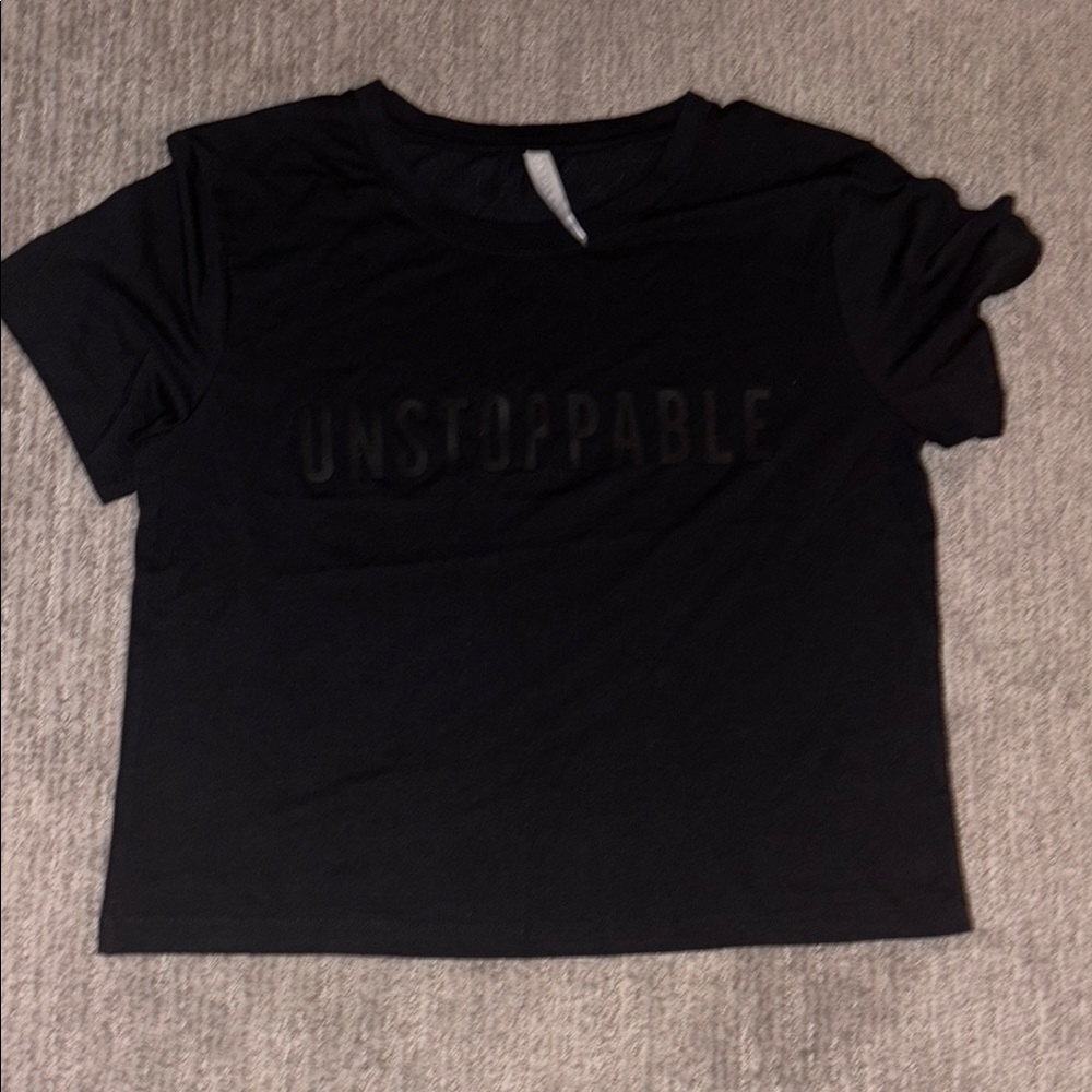Athleta Black Short Sleeve Tee nwot